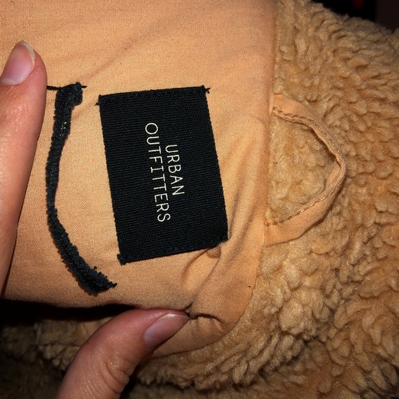 Urban Outfitters Fluffy Sherpa Zip Jacket - Picture 2 of 4
